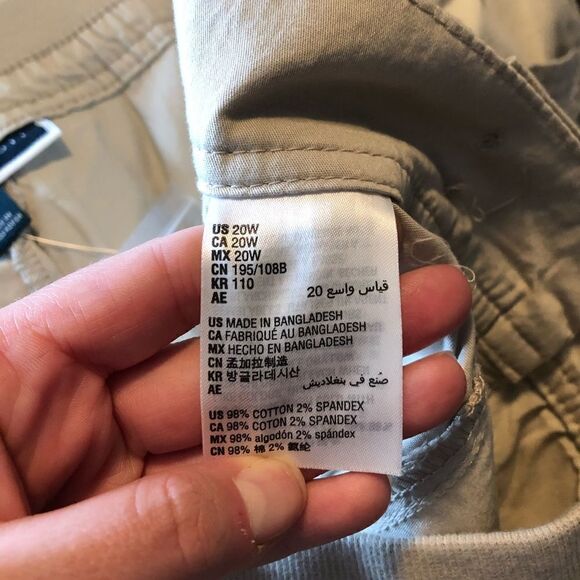 NWT! Karen Scott beigeish skort. Size 20W‎ - Picture 6 of 11